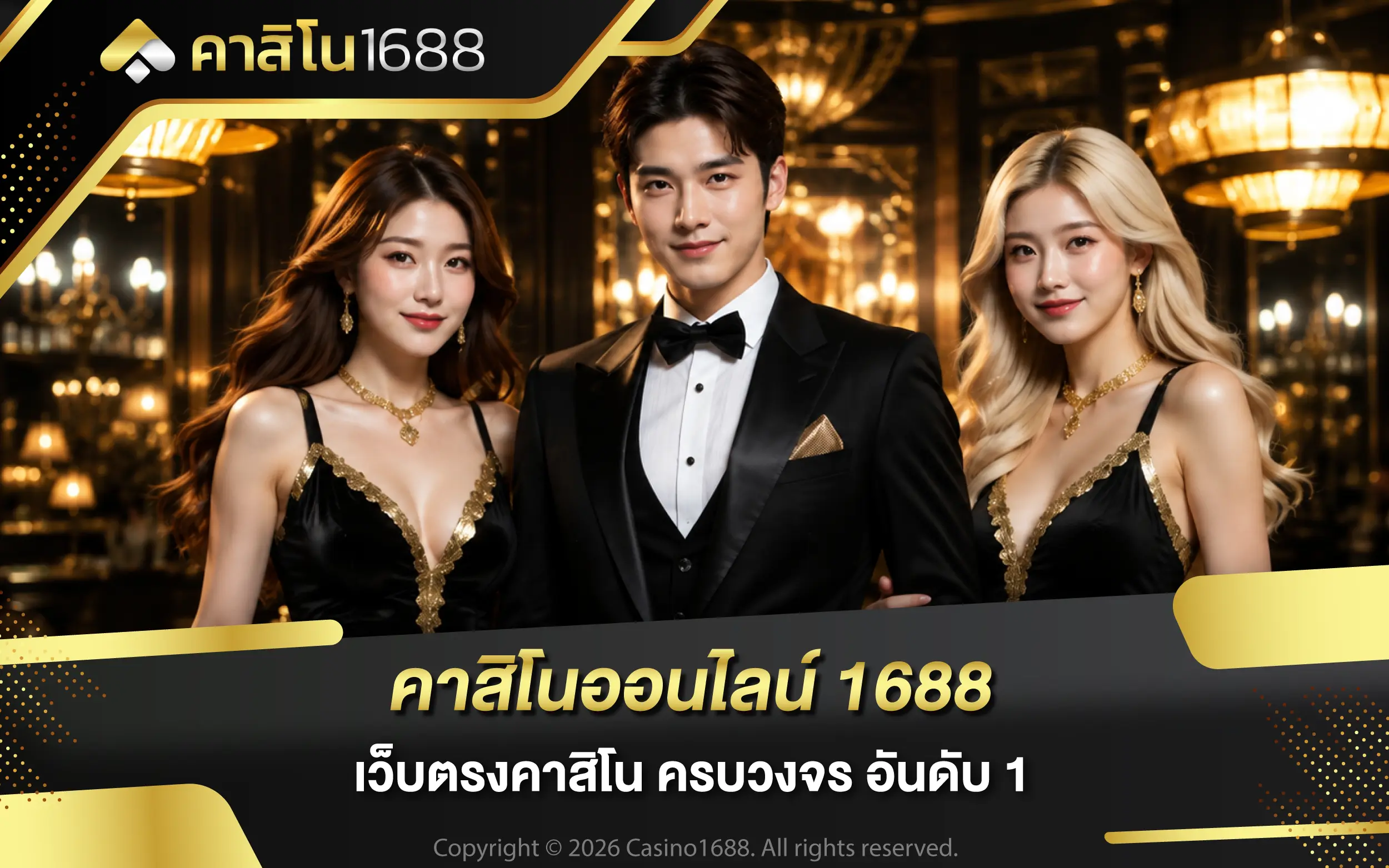 คาสิโนออนไลน์ 1688 เว็บตรงคาสิโน ครบวงจร อันดับ 1